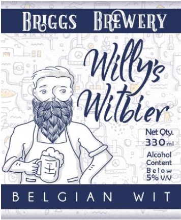 Briggs Brewery Willy's Witbier Device mark 4247644 Trademark