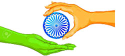 Device Of Hands With Ashok Chakra Device mark 4253214 Trademark