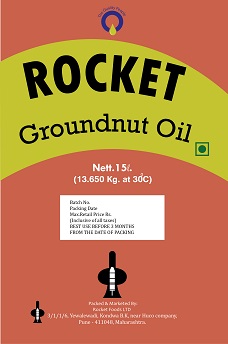 Rocket Groundnut Oil Device mark 4254480 Trademark