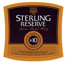 Sterling Reserve B10 Superior Blended Whisky Device mark 4256556 Trademark