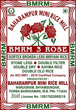 Baharampur Mini Rice Mill Bmrm 3 Rose Device mark 4266546 Trademark