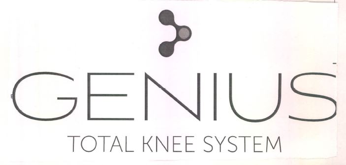 Genius Total Knee System Device mark 4275948 Trademark