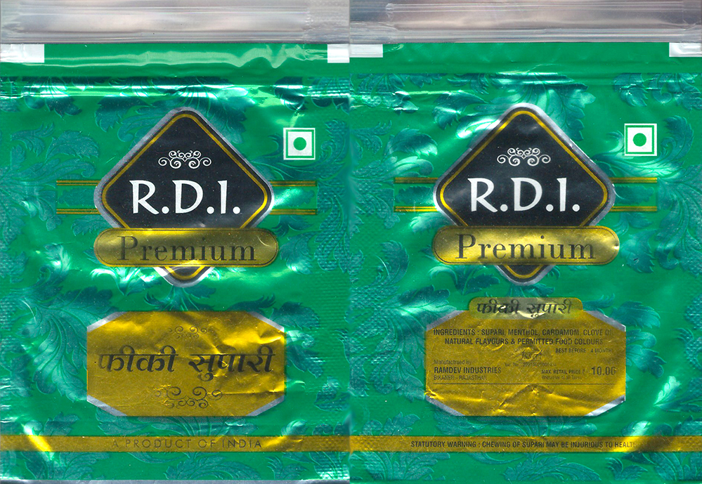 R.d.i. Premium Fiki Supari Device mark 4286237 Trademark