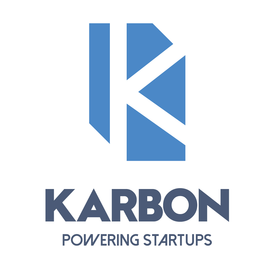 Logo K - Karbon With Tagline 'powering Startups' Device mark 4289920 Trademark