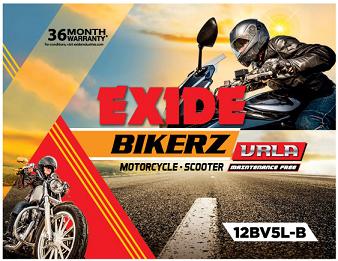 Exide Bikerz Vrla With Device (label) Device mark 4289987 Trademark