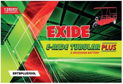 Exide E-ride Tubular Plus With Device (label) Device mark 4289989 Trademark