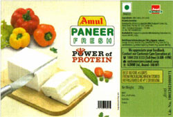 Amul Paneer Fresh With Device Of Vegetables And Paneer Device mark 4304622 Trademark