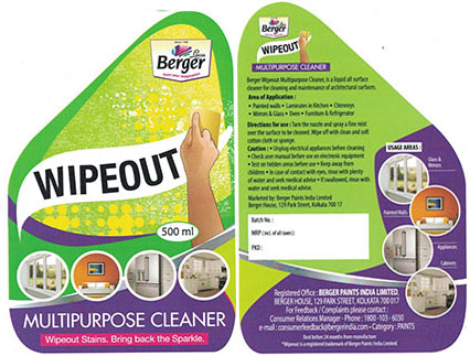 Berger Wipeout Device mark 4304846 Trademark