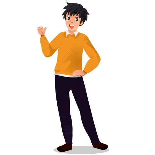 Image Of A Cartoon Of A Man Device mark 4313147 Trademark