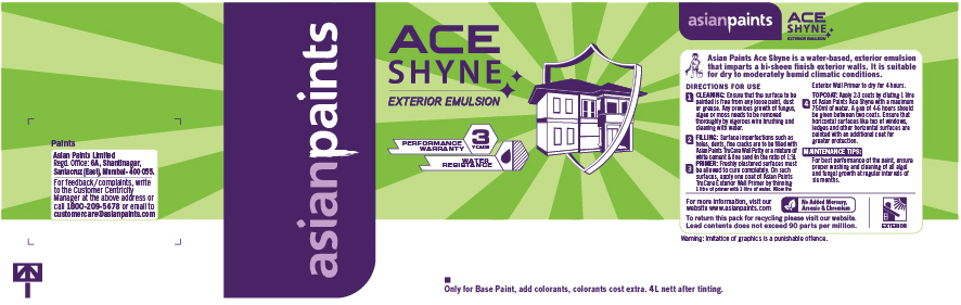 Asian Paints Ace Shyne Device mark 4317953 Trademark