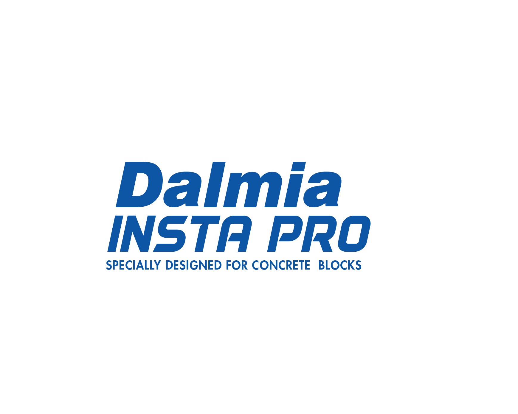 Dalmia Insta Pro Specially Designed For Concrete Blocks (label) Device mark 4321434 Trademark