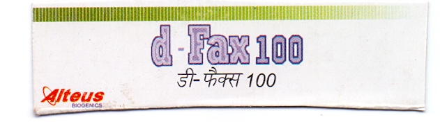 Alteus D-fax 100 Device mark 4322094 Trademark