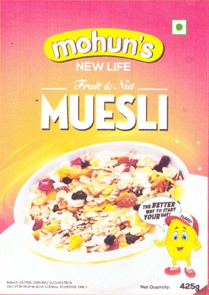 Mohun's New Life Fruit & Nut Muesli Device mark 4330240 Trademark