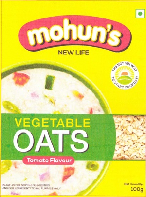 Mohun's New Life Vegetable Oats Device mark 4330243 Trademark