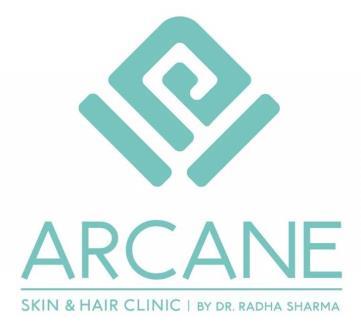 Arcane – Skin & Hair Clinic By Dr. Radha Sharma Device mark 4336644 Trademark
