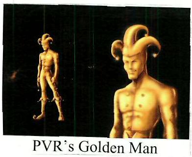 Pvr's Golden Man Device mark 4342001 Trademark