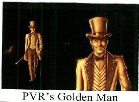 Pvr's Golden Man Device mark 4342008 Trademark