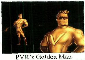 Pvr's Golden Man Device mark 4342011 Trademark