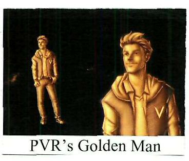 Pvr's Golden Man Device mark 4342020 Trademark