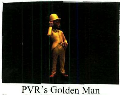 Pvr's Golden Man Device mark 4342025 Trademark