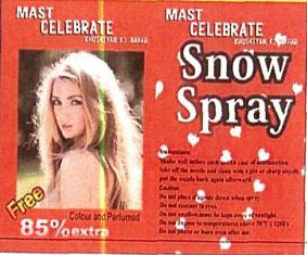 Snow Spray Device mark 4346957 Trademark