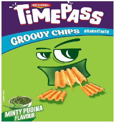 Britannia Time Pass Groovy Chips Minty Pudina Device mark 4353798 Trademark