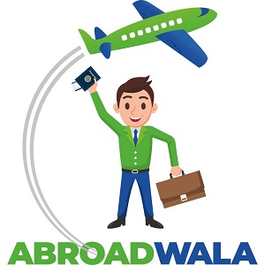 Device Of Man & Aeroplane With Abroadwala Device mark 4357227 Trademark