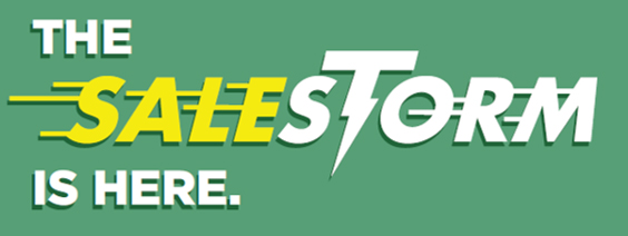 The Sales Storm Is Here. Device mark 4357305 Trademark