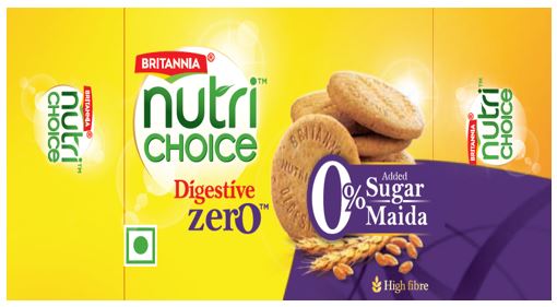 Britannia Nutrichoice Digestive Zero Device mark 4396834 Trademark