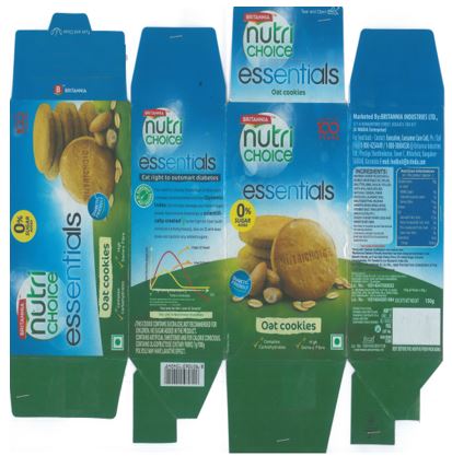 Britannia Nutrichoice Essentials Oat Cookies Device mark 4396836 Trademark