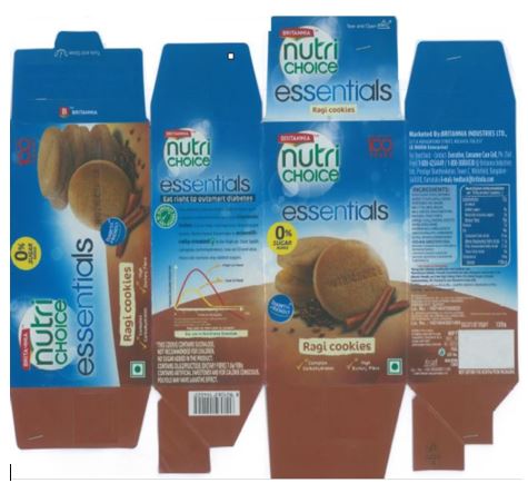 Britannia Nutrichoice Essentials Ragi Cookies Device mark 4396837 Trademark