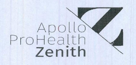 Apollo Pro Health Zenith Device mark 4444912 Trademark