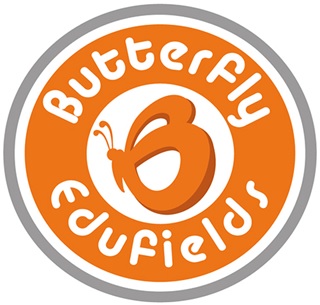 Butterfly Edufields Logo Device mark 4453664 Trademark