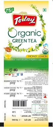 Today Organic Green Tea Honey Lemon Device mark 4465107 Trademark