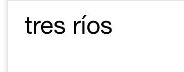 Tres Rios Device mark 4458377 Trademark